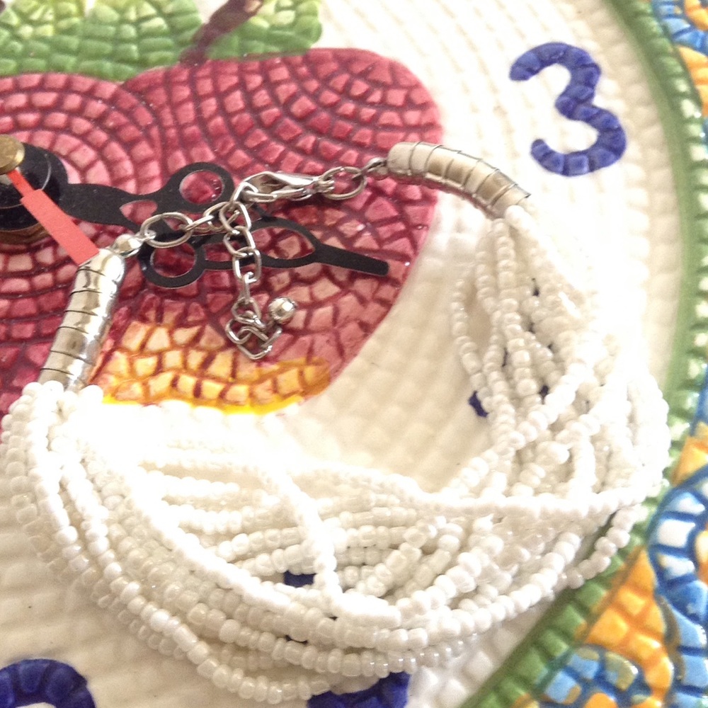 Gorgeous Vintage Multi-Strand Shell Bracelet